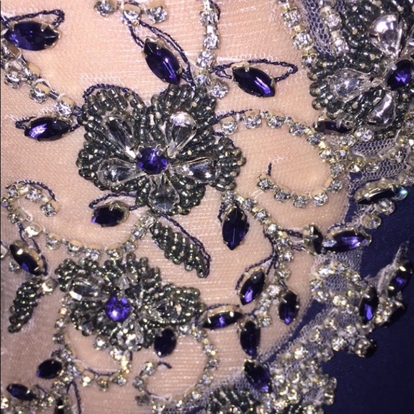 navy prom dress - Picture 5 of 5